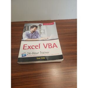 Excel VBA 24-Hour Trainer, Urtis, Tom, 9781118991374 Very Good‎